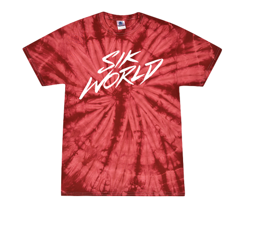 Sik World Red Tie Dye T-Shirt